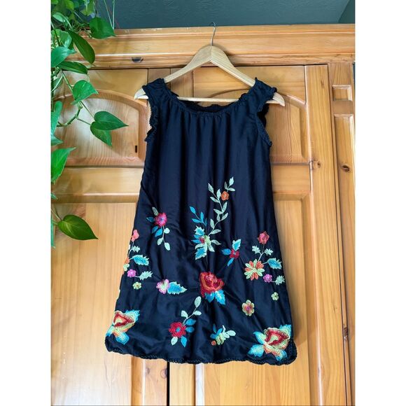 “Peek Aren’t You Curious Girls Embroidered Cotton Tunic Dress – SZ XXL - Picture 3 of 10